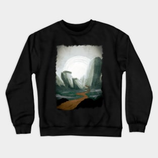 The great green mountains Crewneck Sweatshirt